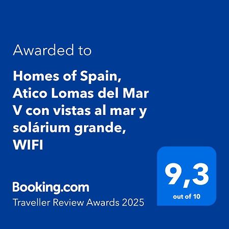 Homes of Spain, Ático Lomas del Mar V con vistas al mar y solárium grande, WIFI Playas de Vera Esterno foto